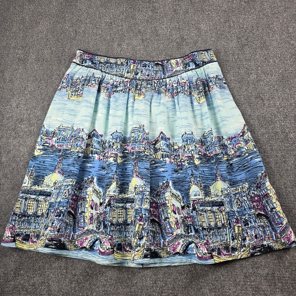 Anthropologie 36 Of 52 Conversations Skirt Venice City Street Artsy Capsule 14 - Picture 3 of 13